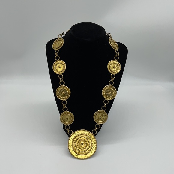 Vintage Hecho en Mexico Exart Mid
Century Modern Brutalist Abstract Necklace - Picture 1 of 4